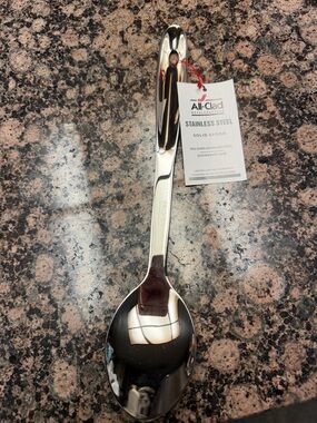 All-Clad Stainless Steel Solid Serving Spoon - Polished Silver